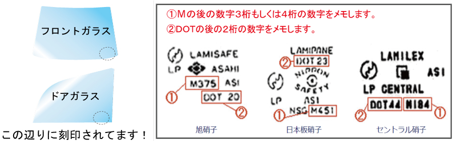 Ｍナンバー、ＤＯＴナンバー